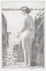 Appledore av Childe Frederick Hassam