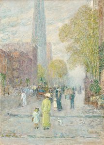 Cathedral Spires, Vårmorgen av Childe Frederick Hassam