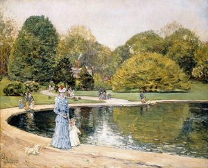 Central Park av Childe Frederick Hassam