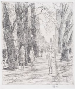 Lafayette Square, Washington av Childe Frederick Hassam