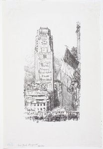New York bukett av Childe Frederick Hassam
