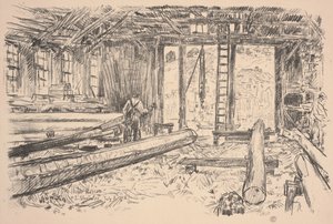 Spar Shop, Gloucester av Childe Frederick Hassam
