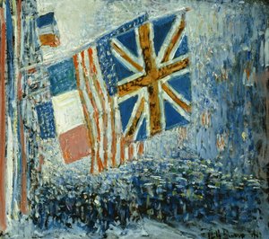 Den store paraden av Childe Frederick Hassam