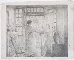 Den nederlandske døren av Childe Frederick Hassam