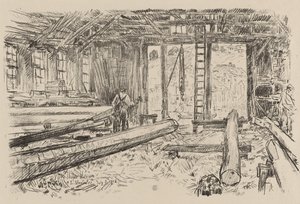 Spar-butikken, Gloucester, 8. juli av Childe Frederick Hassam
