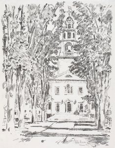 Kolonikirke, Gloucester av Childe Hassam