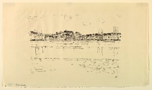 Indre havn av Childe Hassam