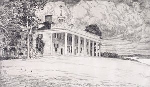 Mount Vernon av Childe Hassam