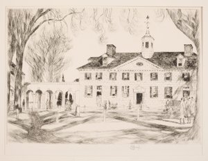 Mt. Vernon, 1925 av Childe Hassam