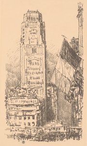 New York bukett av Childe Hassam