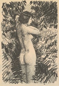 naken [straight] av Childe Hassam