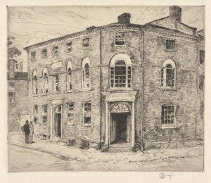 Old Custom House, Portsmouth, 1915 av Childe Hassam