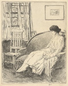 Åpent vindu av Childe Hassam