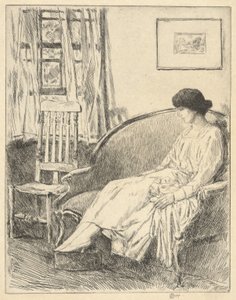 Åpent vindu av Childe Hassam