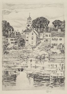 Kirketårnet, Portsmouth av Childe Hassam