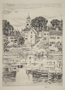 Kirketårnet, Portsmouth av Childe Hassam
