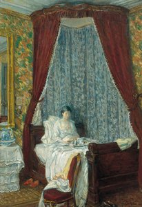 Den franske frokosten, 1910 av Childe Hassam