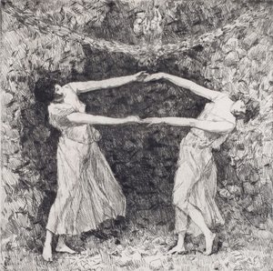 Laurbærdansen av Childe Hassam