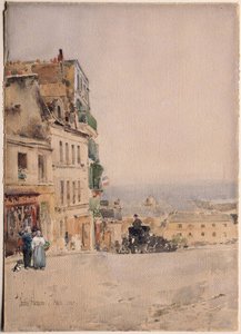 Utsikt i Montmartre, Paris
