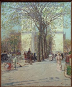 Washington Arch, vår