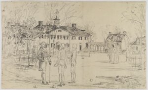 Washington ved Mount Vernon av Childe Hassam