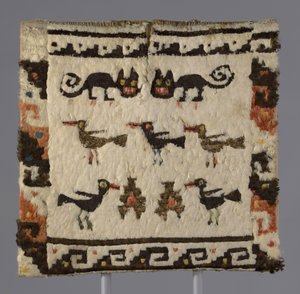 Fjærkledd tunika, 1470-1532 e.Kr av Chimu Culture