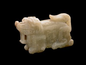 Dyreliggende, 1700-1800 av Chinese School