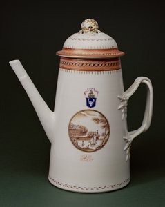 Armorial Coffee Pot, med armene til Machenzie, ca. 1790 (porselen)