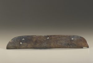 Seremoniell implementere; kamformet bladform (serpentin) av Chinese School