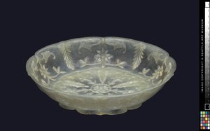 Blomsterdesignfat, 1800-tallet av Chinese School