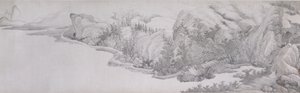 Passing the Summer at the Thatched Hall of the Inkwell (blekk på papir) av Chinese School