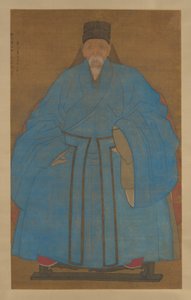 Portrett av kunstnerens oldemor Yizhai i en alder av åttifem av Chinese School