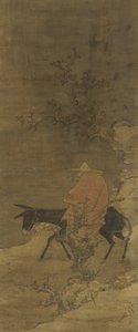 Å ri gjennom snø på jakt etter plommeblomster, Ming- eller Qing-dynastiet, 1400- og 1700-tallet