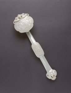 Ruyi septer (celadon stein) (for detaljer se 241131 og 241132)
