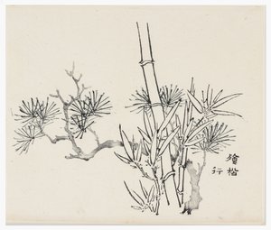 Ten Bamboo Series, 1700-tallet av Chinese School