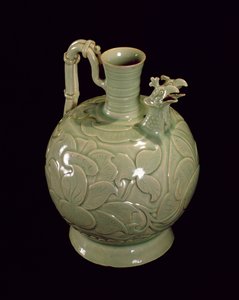 To tut kanne med bladdesign, North Sung Dynasty (keramikk)