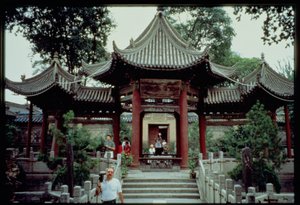Den store moskeen, Xian, grunnlagt i 742 e.Kr
