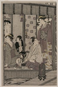 Morning Glory (fra serien The Tale of Genji in Elegant Modern Dress) av Chobunsai Eishi