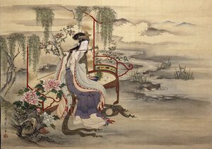 Den kinesiske skjønnheten Yang Guifei, ca 1810-1815.