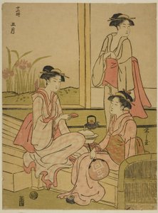 Den femte måneden (Gogatsu), fra serien "De tolv månedene (Juni toki)" av Chobunsai Eishi