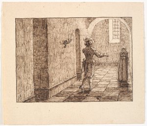 Illustrasjon for St. St. Blicher, De tre hellige aftener av Christen Dalsgaard
