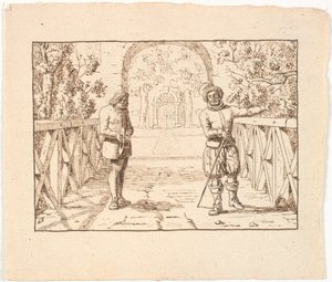 Illustrasjon for St. St. Blicher, De tre hellige aftener av Christen Dalsgaard