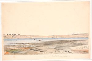 Krabbesholm strand av Christen Dalsgaard