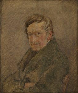 Portrett av dyremaleren C.D. bygninger av Christen Købke