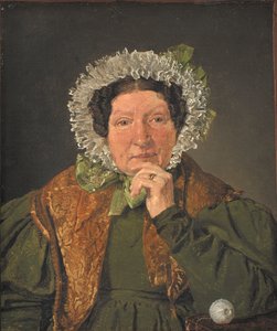 Portrett av kunstnerens mor, Cecilia Margrethe Købke, født Petersen av Christen Købke