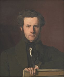 Portrett av den dekorative kunstneren G.C. Hilker av Christen Købke