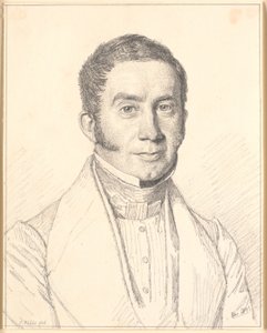 Portrett av kunstnerens svoger, kaptein C.B. Købke av Christen Købke