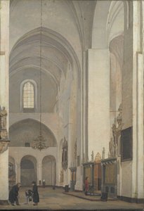 Tverrskipet til Århus domkirke av Christen Købke