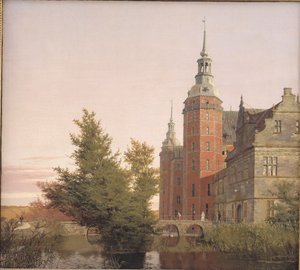 Frederiksborg Slott Sett fra Nordvest av Christen Købke