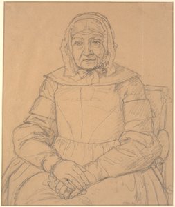 Portrett av kunstnerens mor av Christen Købke